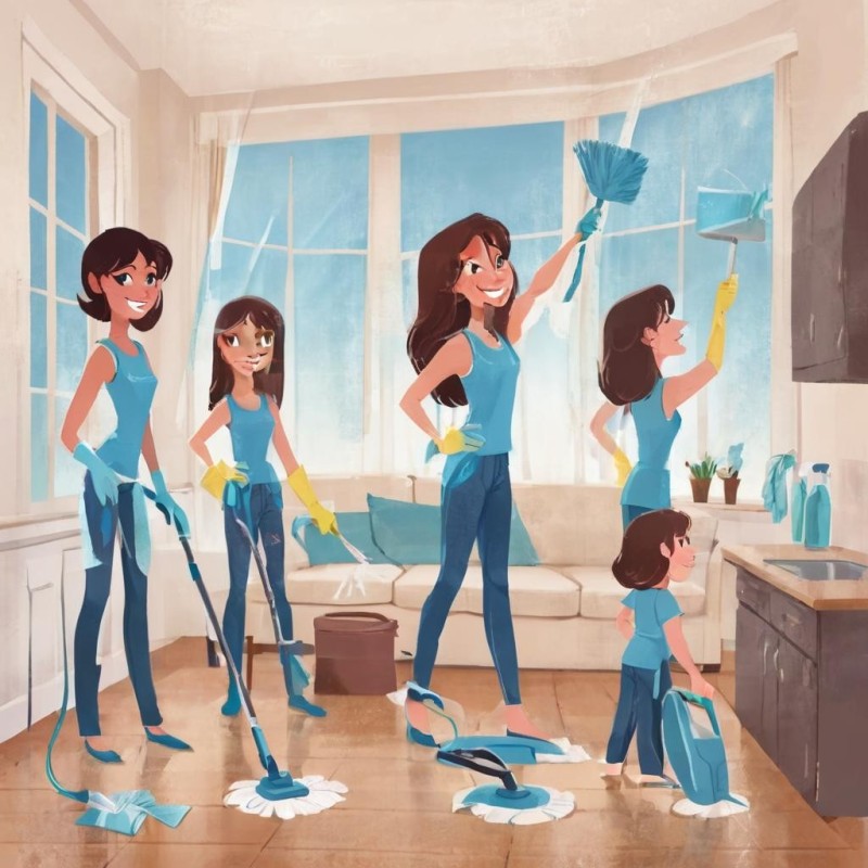 Standardní, pravidelné úklidy