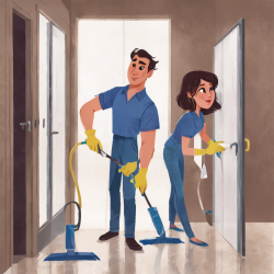 Mytí dveří vícekřídlých