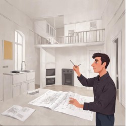 Návrh dispozice bytu do 30m2